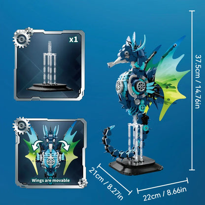 Mechanical Seahorse - 1003-Piece Ocean Building Set